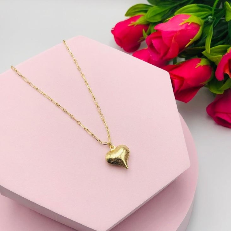 Colar corrente Cartier com Pingente de coração