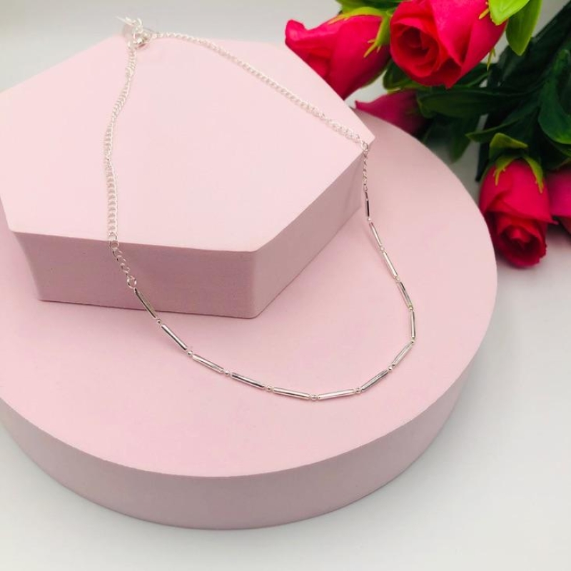 Colar Corrente Cubos