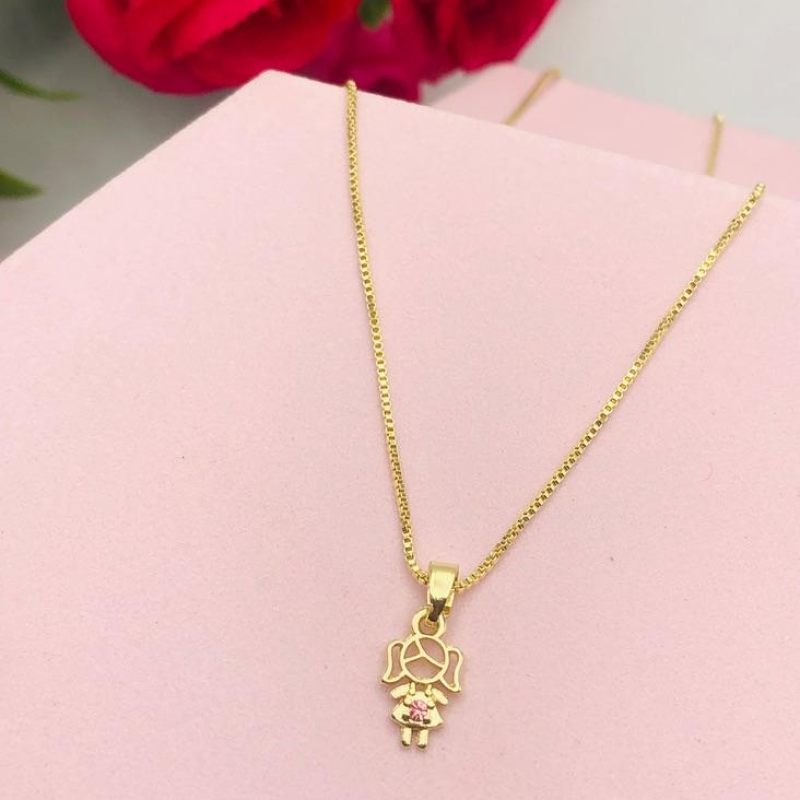 Colar Pingente Menina