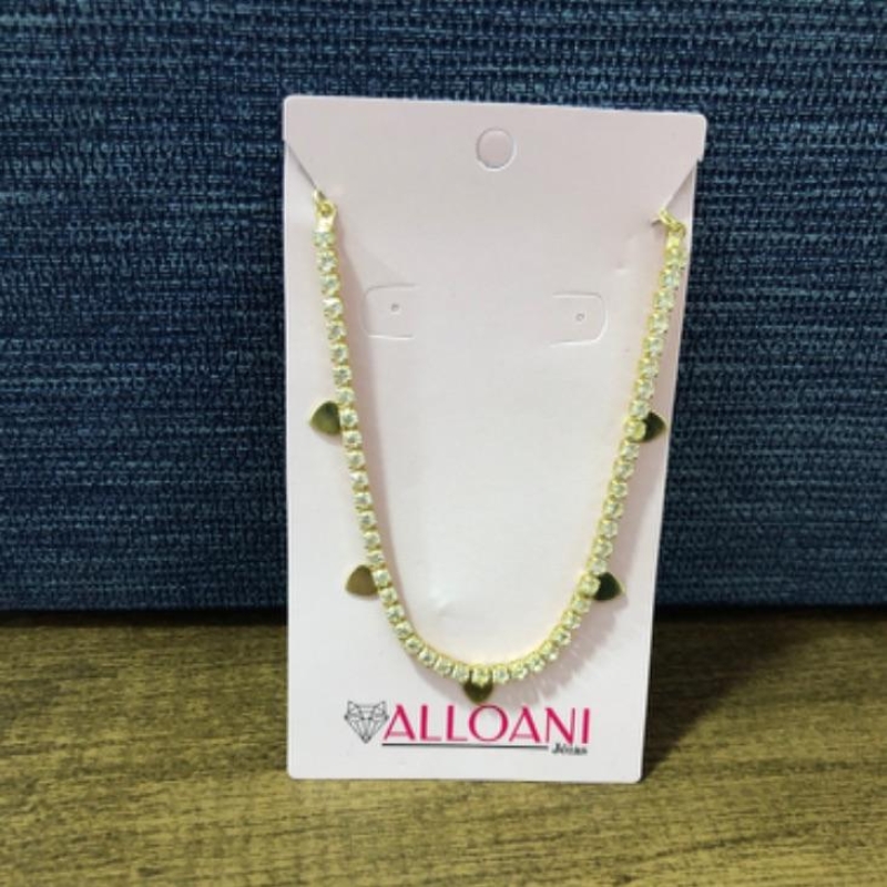 Colar riviera com corações