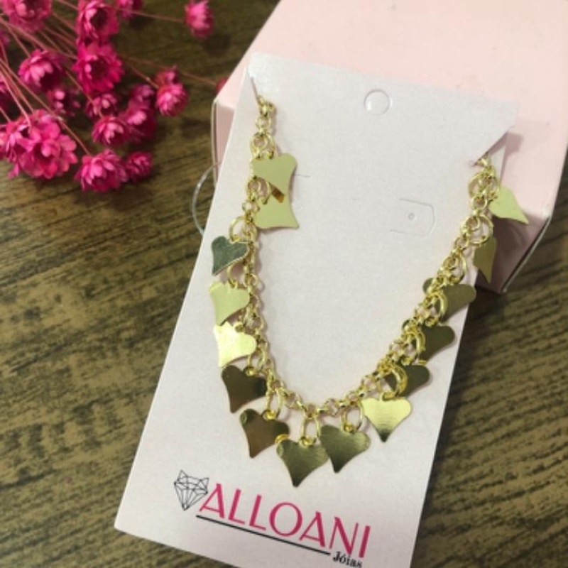 Pulseira corações