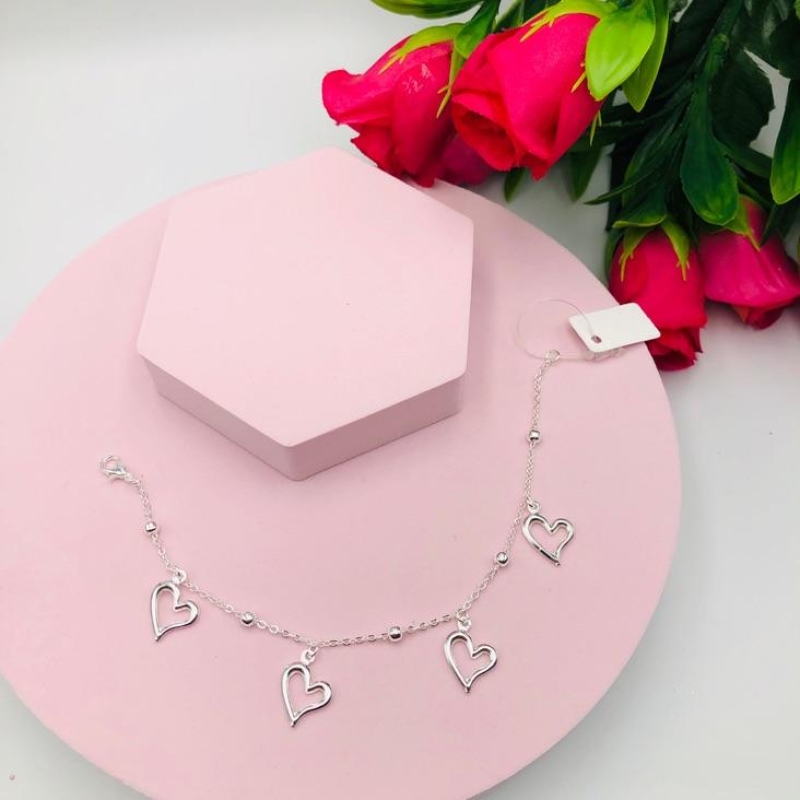 Pulseira Corações