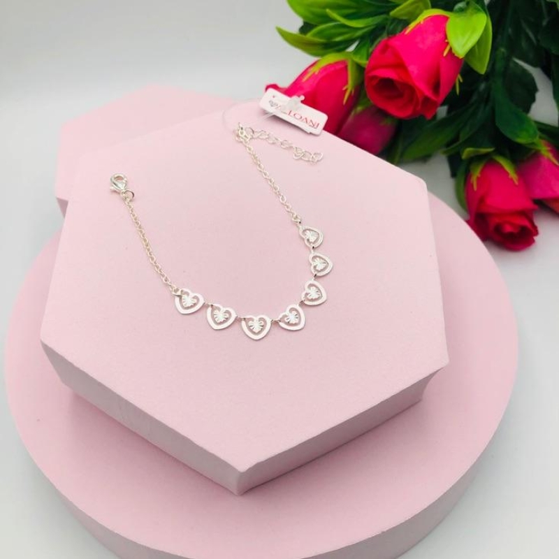 Pulseira Corações