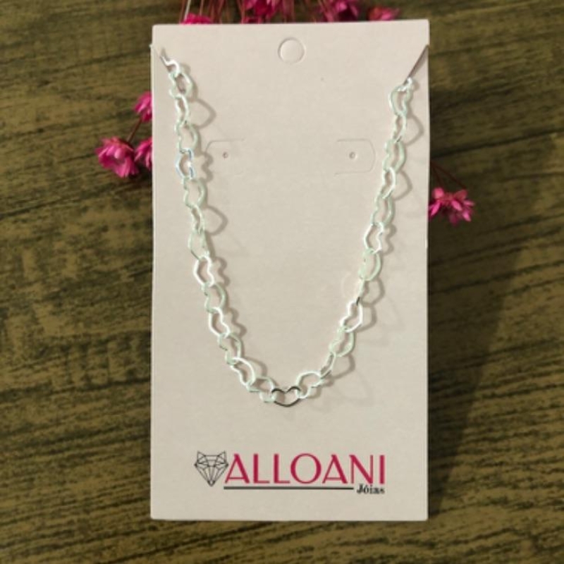 Pulseira elos de corações