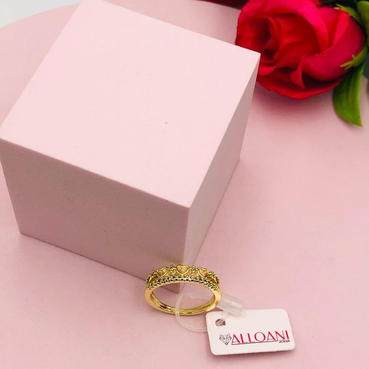 Anel Aparador Corações N 17