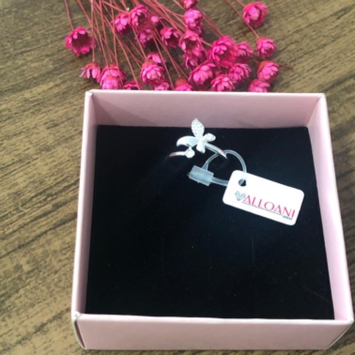 Anel Borboleta Cravejado