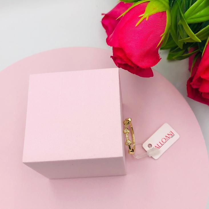 Anel com Coração Cravejado