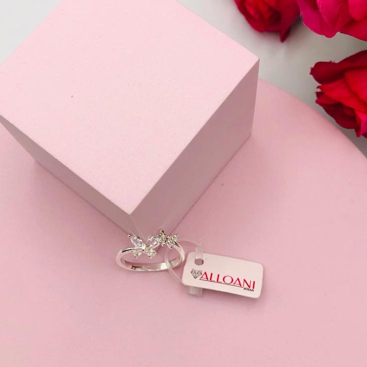 Anel com duas Borboletas N°17