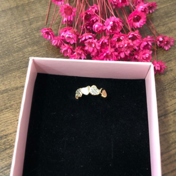 Anel Coração Lisos e Cravejado