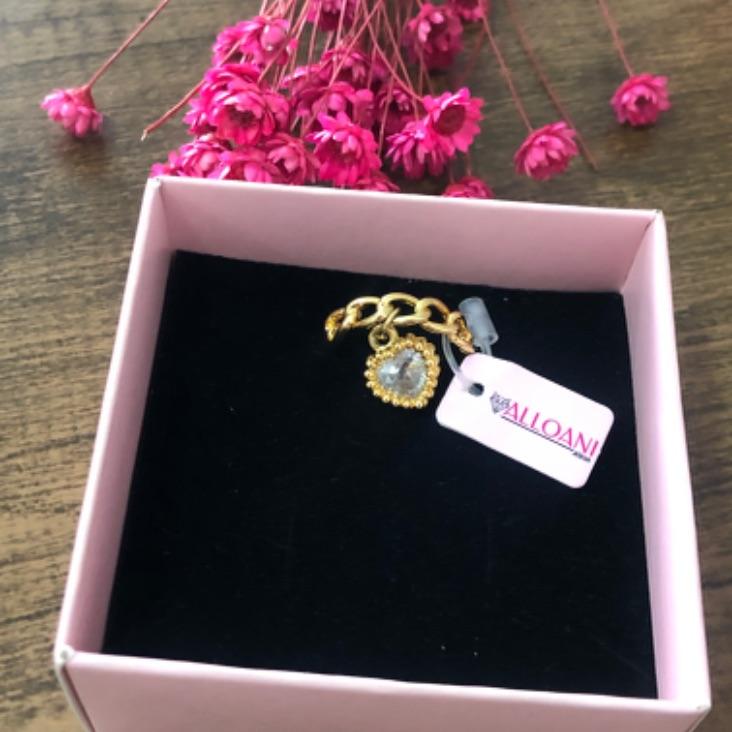 Anel Corrente com Coração