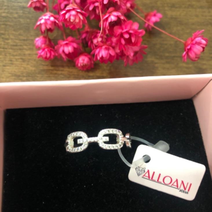 Anel corrente cravejado com micro Zirconias