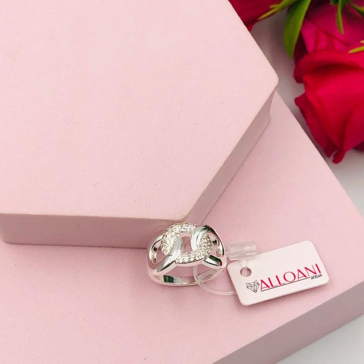 Anel Corrente Cravejado N12