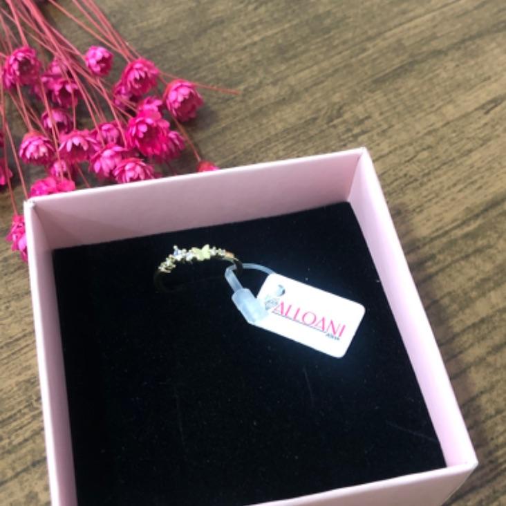 Anel Cravejado com Borboleta