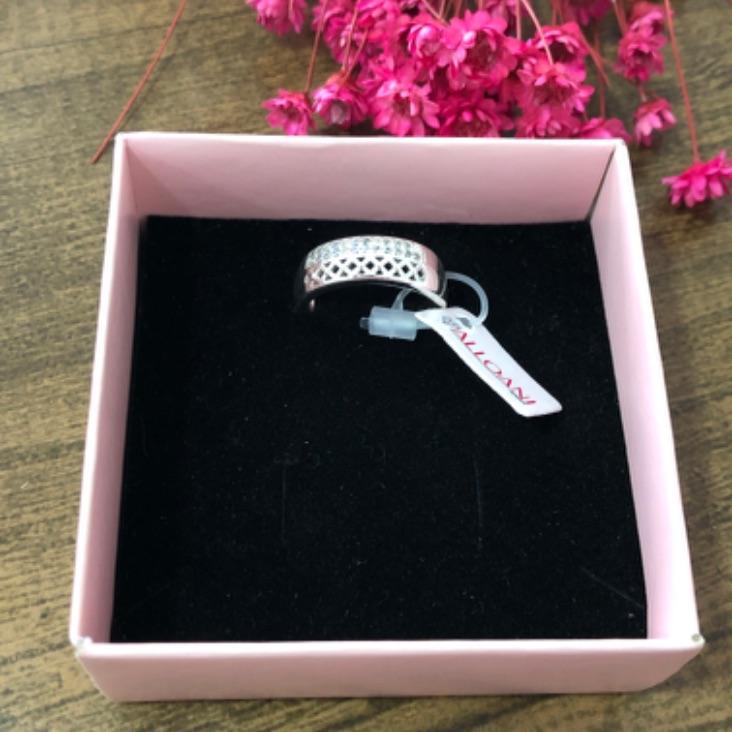 Anel Cravejado e Liso