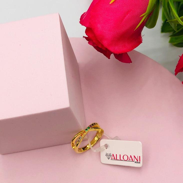 Anel Dedinho Cravejado