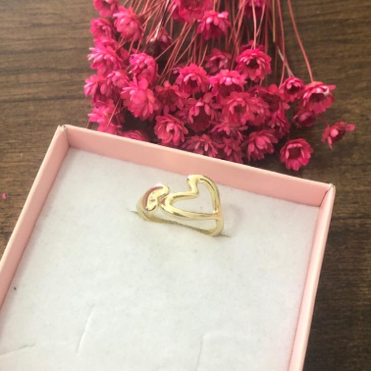 Anel Dois Corações N 23