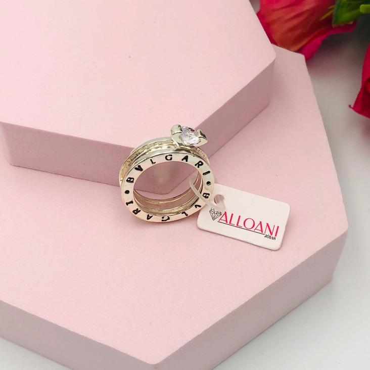 Anel Dois em Um Solitário N 20