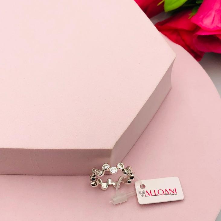 Anel Esfera Cravejado N 16