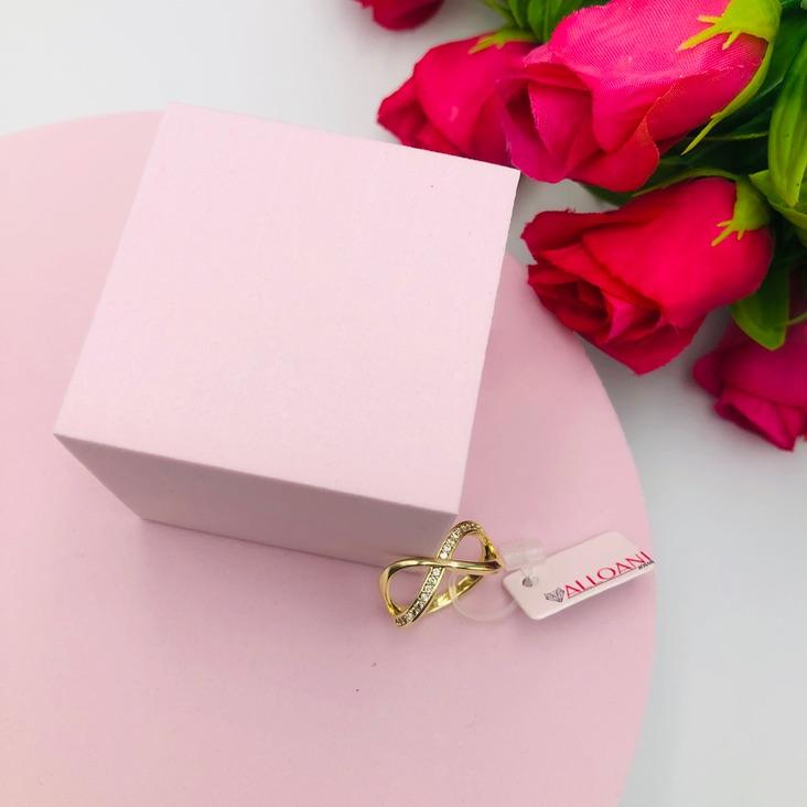 Anel Infinito Cravejado