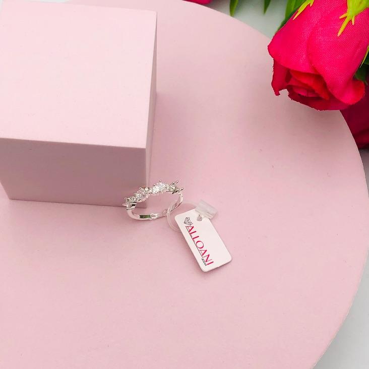 Anel Interlaçado Ponto de Luz N 18