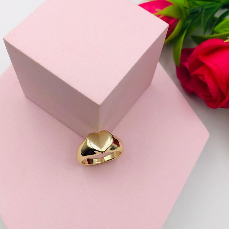 Anel Liso Coração N 21