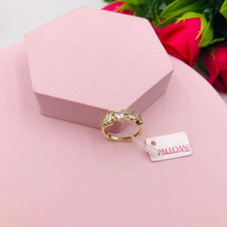 Anel Pedras de Zirconia N 20