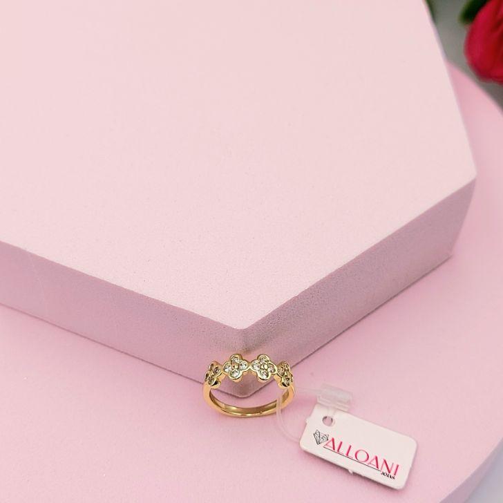 Anel Quatro Trevos Crevejados N 15