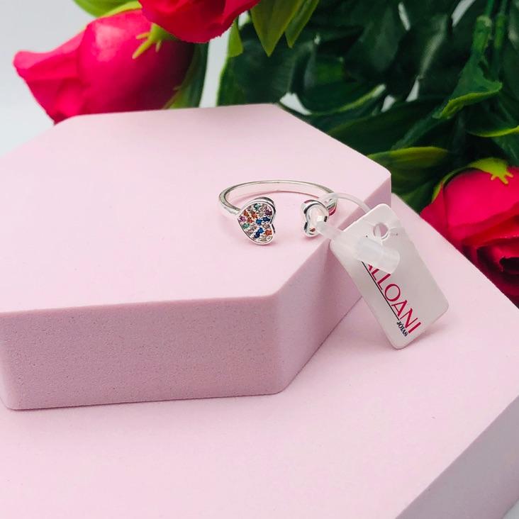 Anel Regulável com Coração N 19