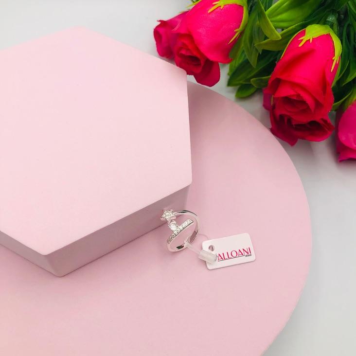 Anel Regulável Cravejado Estrela N 	18