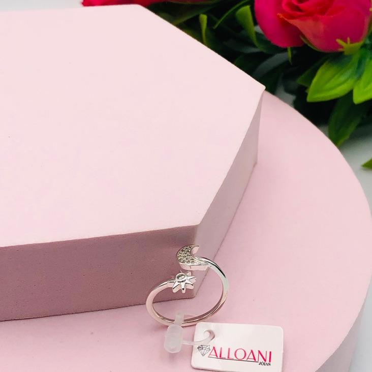 Anel Regulável Sol e Lua