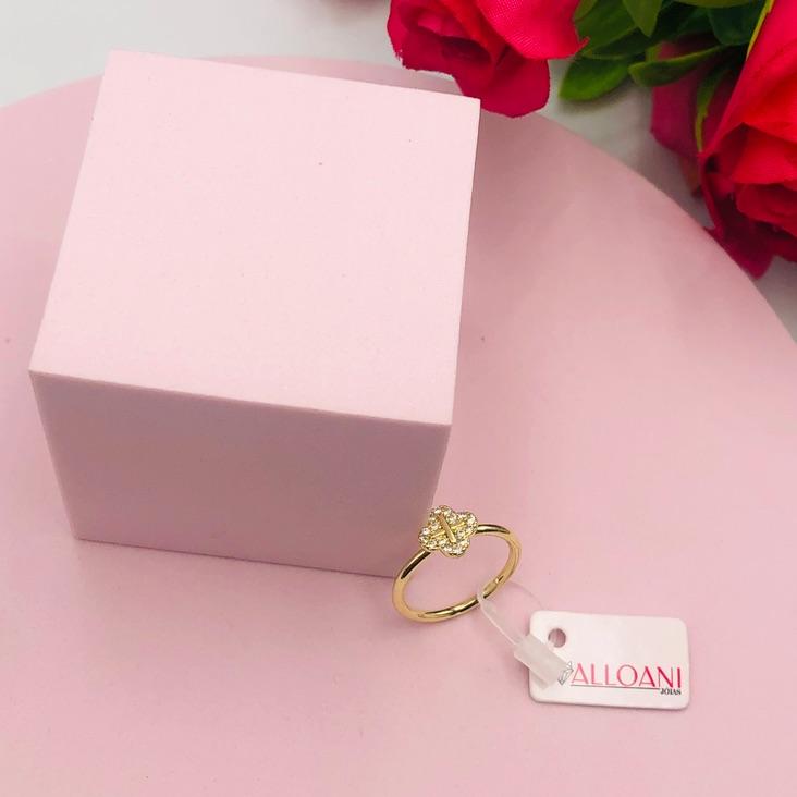 Anel Trevo Cravejado N 16