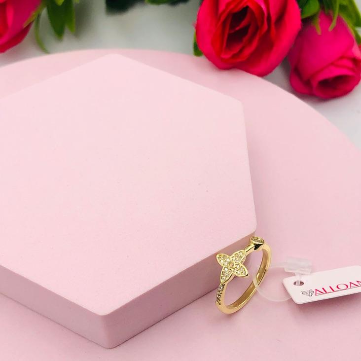 Anel Trevo Cravejado N19