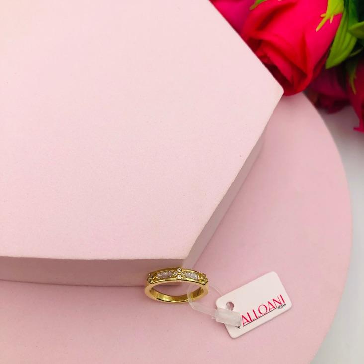 Anel Trevos Com Zirconias N 12