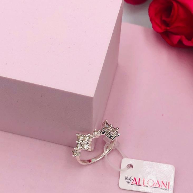 Anel Trevos Cravejados N 17