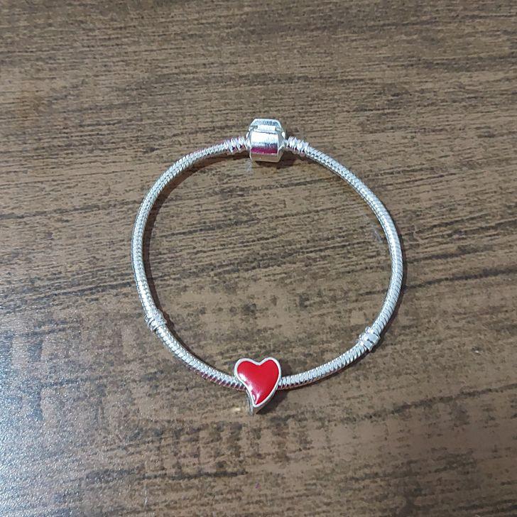 Berloque Coração Vermelho