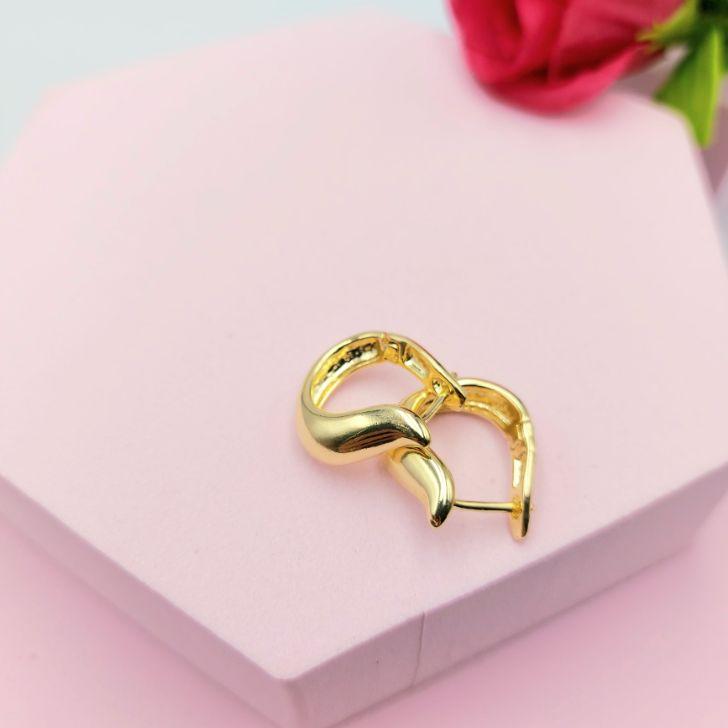 Brinco Argola de Click Oval