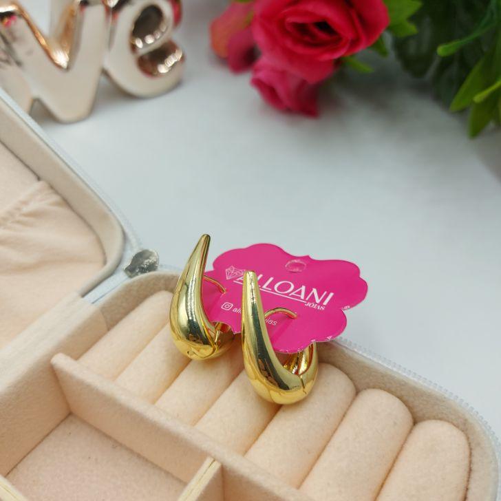 Brinco Argola Formato de Gota G