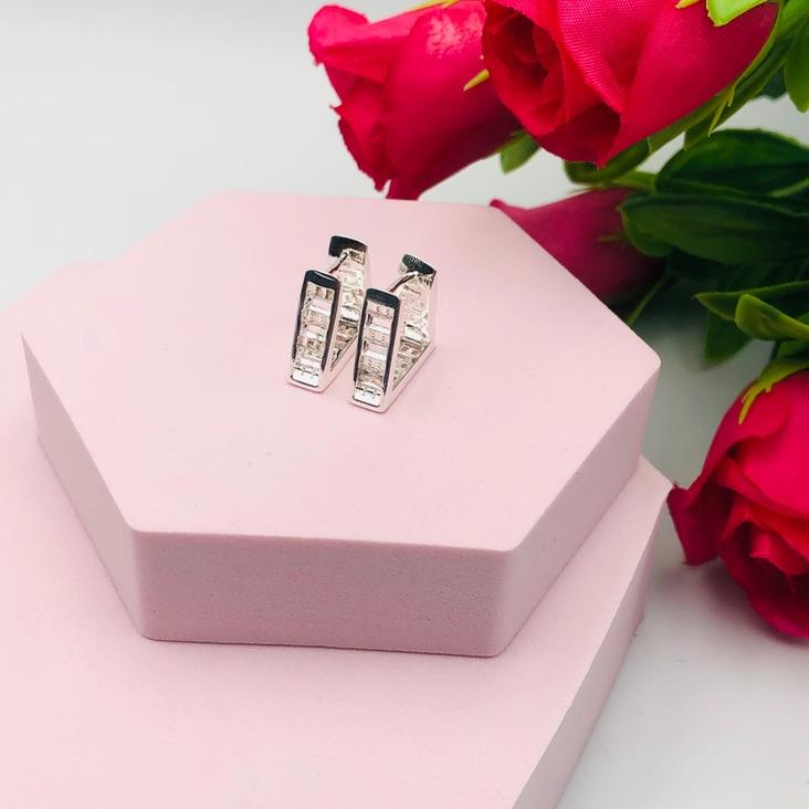 Brinco Argola Quadrada