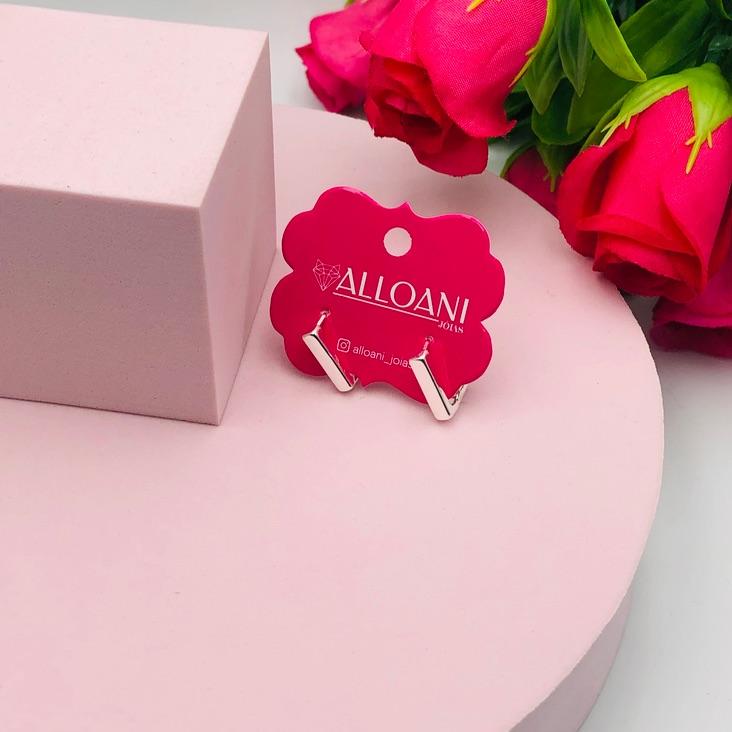 Brinco Argola Quadrada P