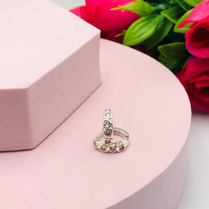 Brinco Argolinha com Coração