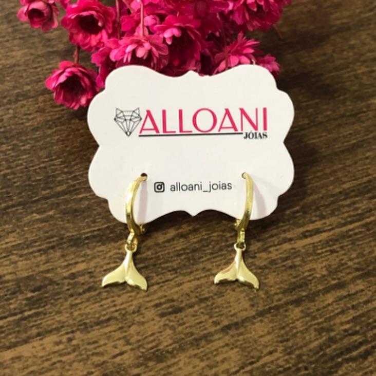 Brinco Argolinha com Rabo de Seria