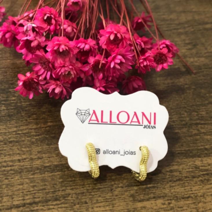 Brinco Argolinha Coração