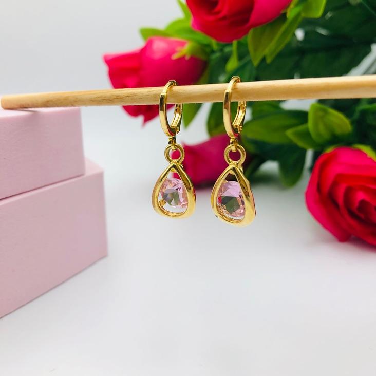 Brinco Argolinha de Click com Gota