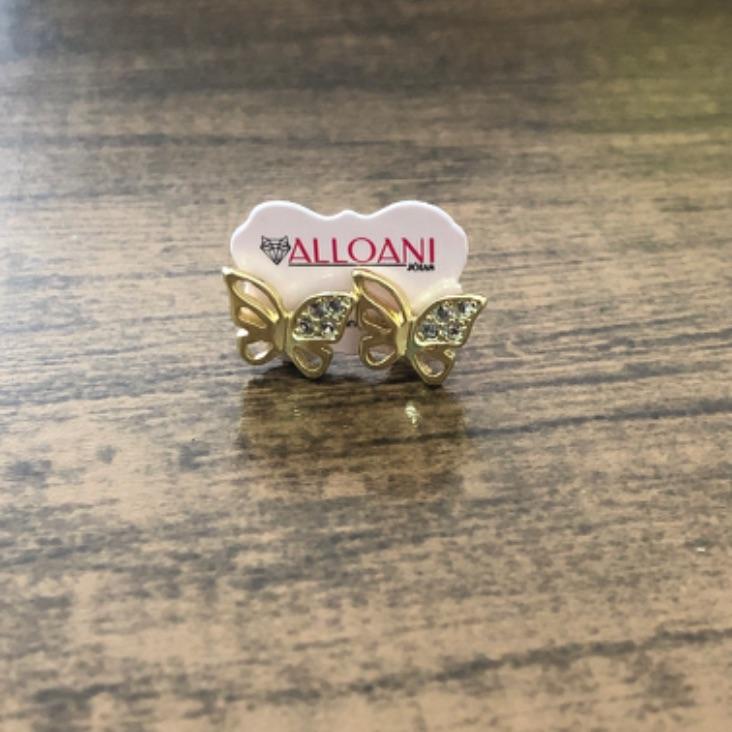 Brinco Borboleta Cravejada