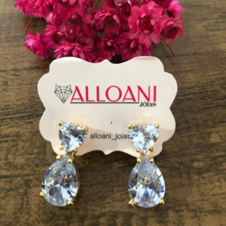 Brinco com Zirconia cristal