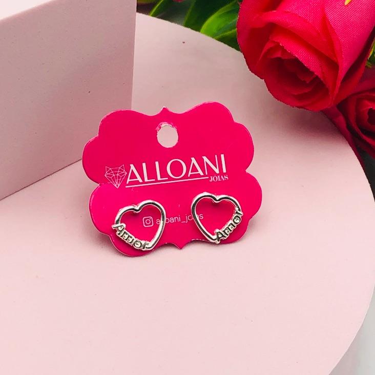 Brinco Coração Amor