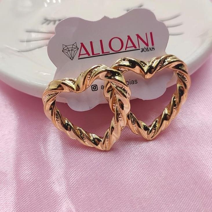 Brinco Coração Grande