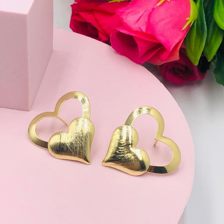 Brinco Coração Grande