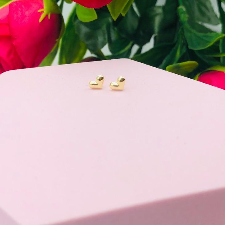 Brinco Coração Liso Pequeno