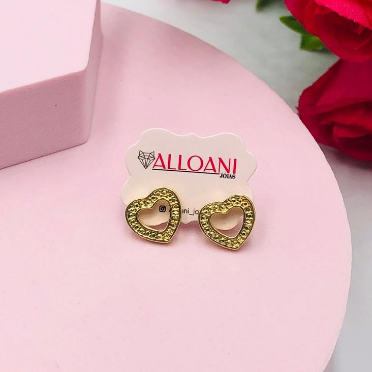 Brinco Coração Médio